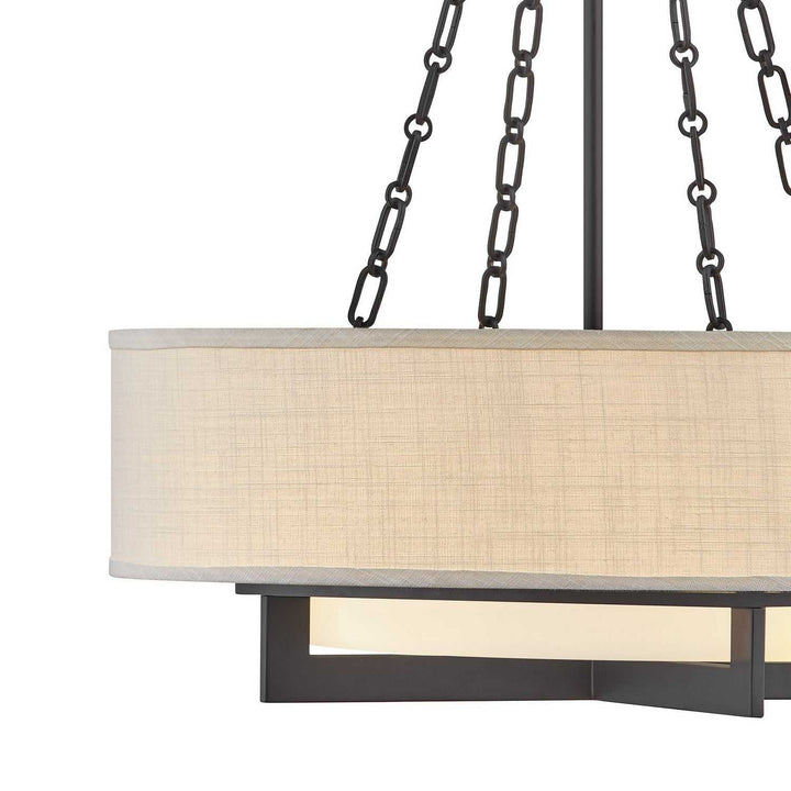 Savoy House - 7-4999-4-89 - Four Light Pendant - Brentwood - Matte Black