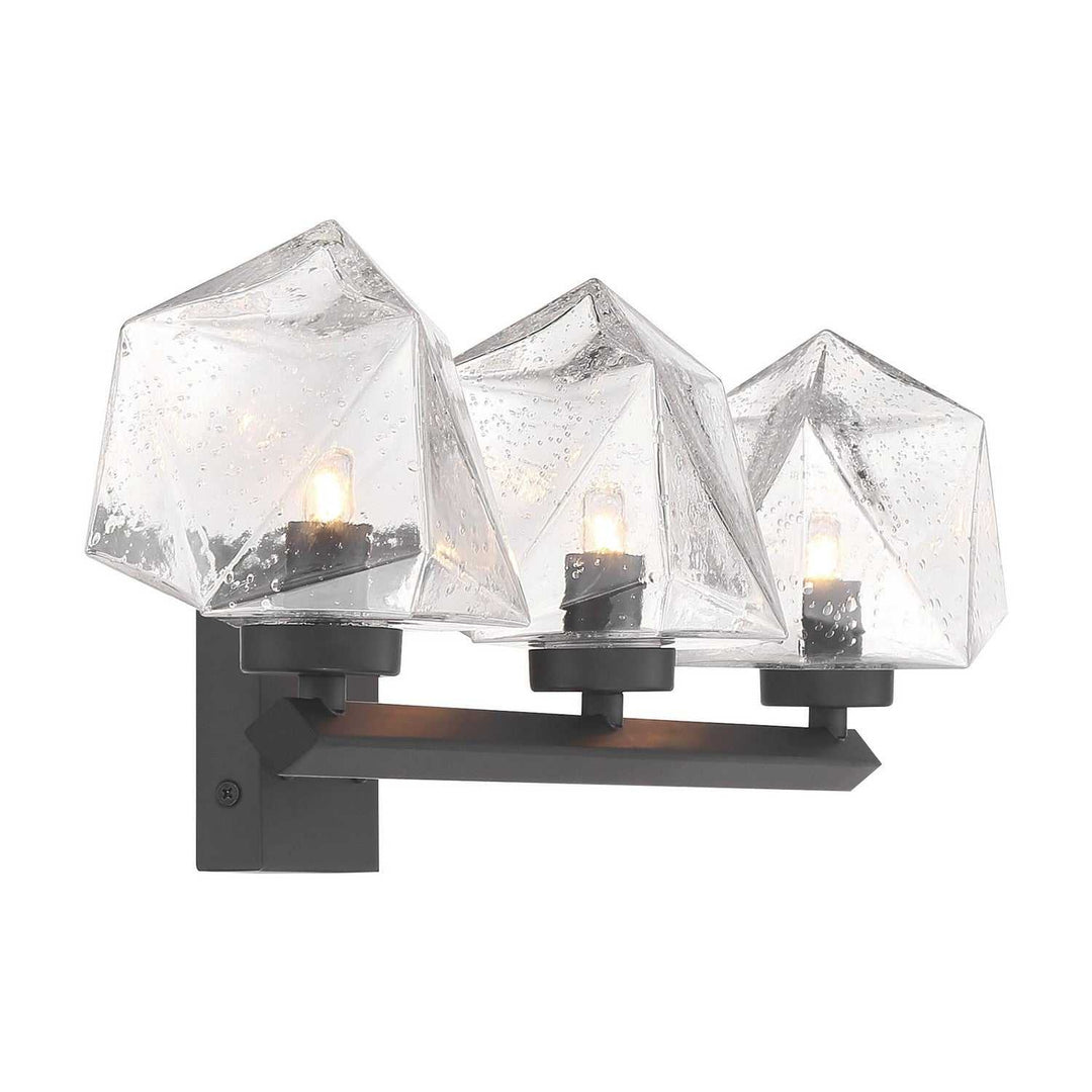 Savoy House - 8-1239-3-BK - LED Bathroom Vanity - Castello - Matte Black