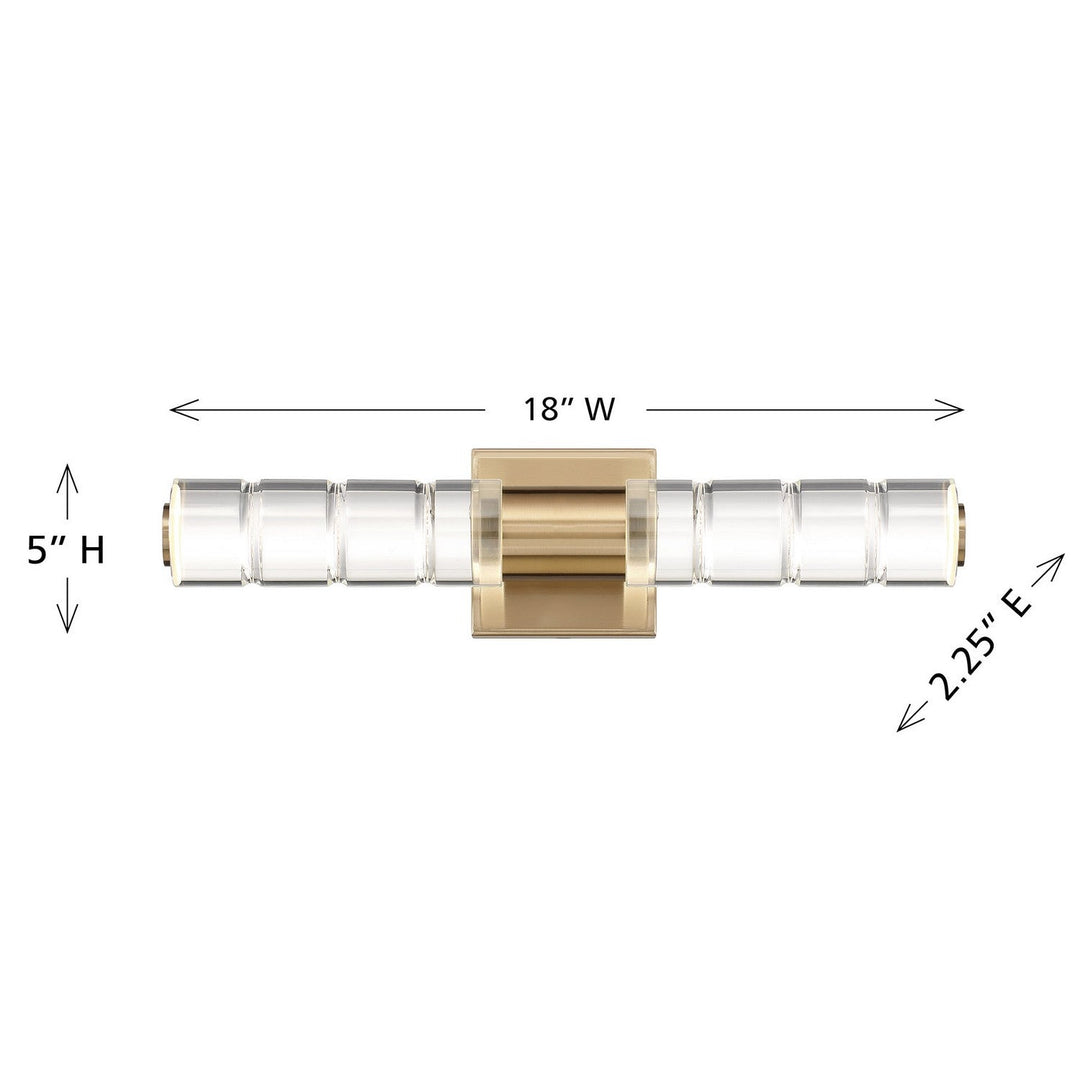 Beale LED Bathroom Vanity in Noble Brass Savoy House