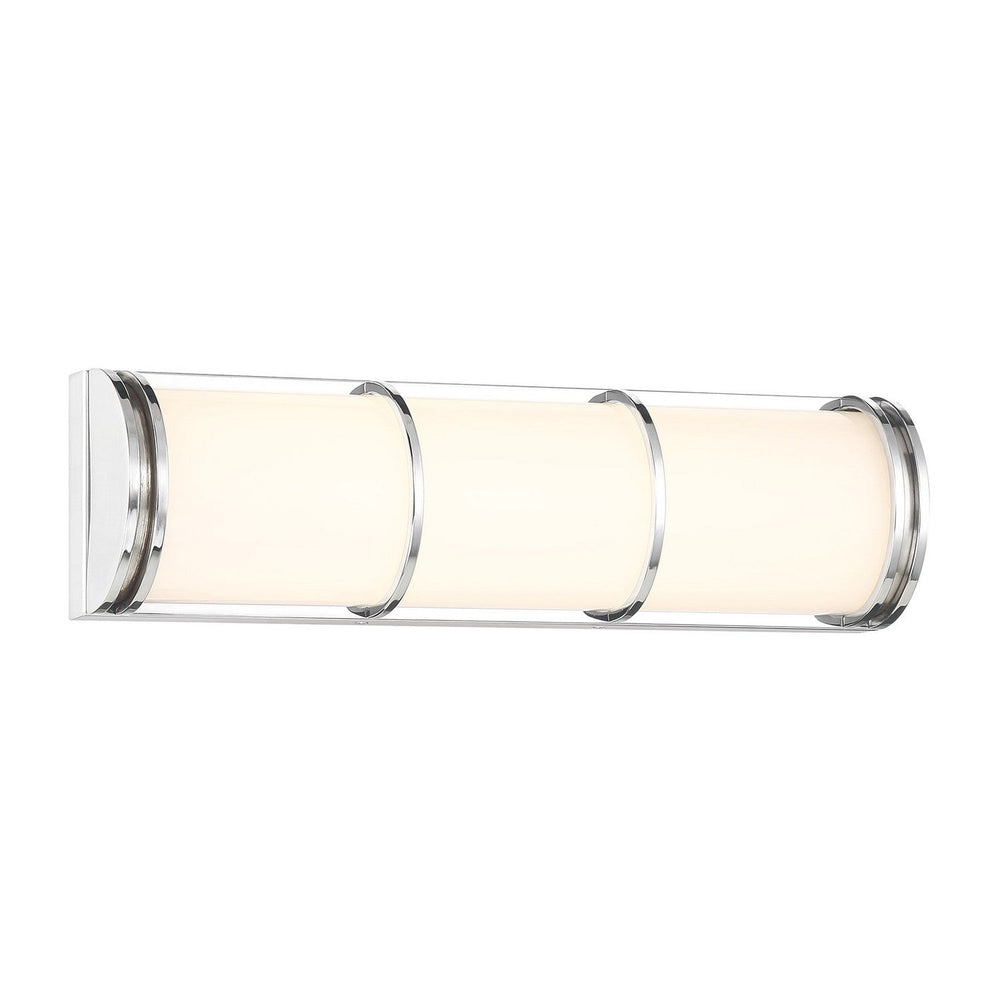 Harper LED Bathroom Vanity in Chrome Savoy House