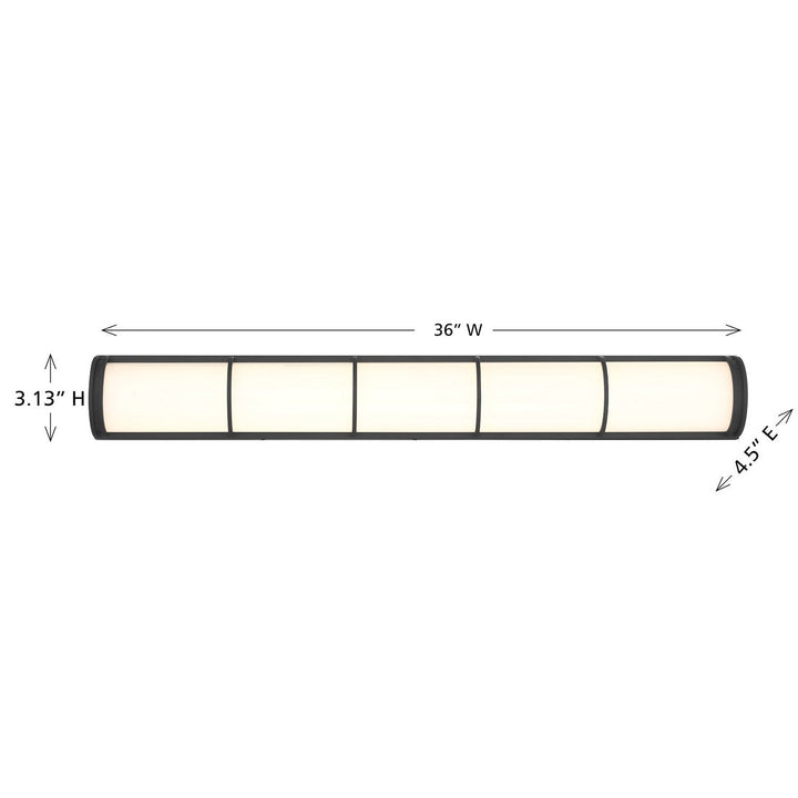 Savoy House - 8-4204-36-BK - LED Bathroom Vanity - Harper - Matte Black