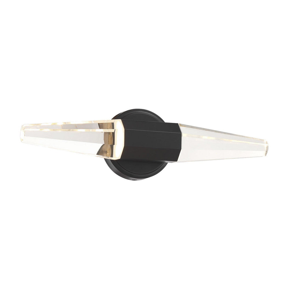 Beaumont LED Bathroom Vanity in Black Lustre Savoy House