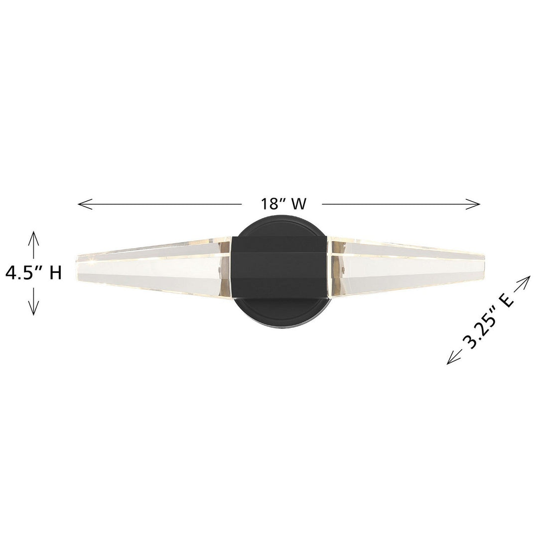 Savoy House - 8-5204-18-335 - LED Bathroom Vanity - Beaumont - Black Lustre