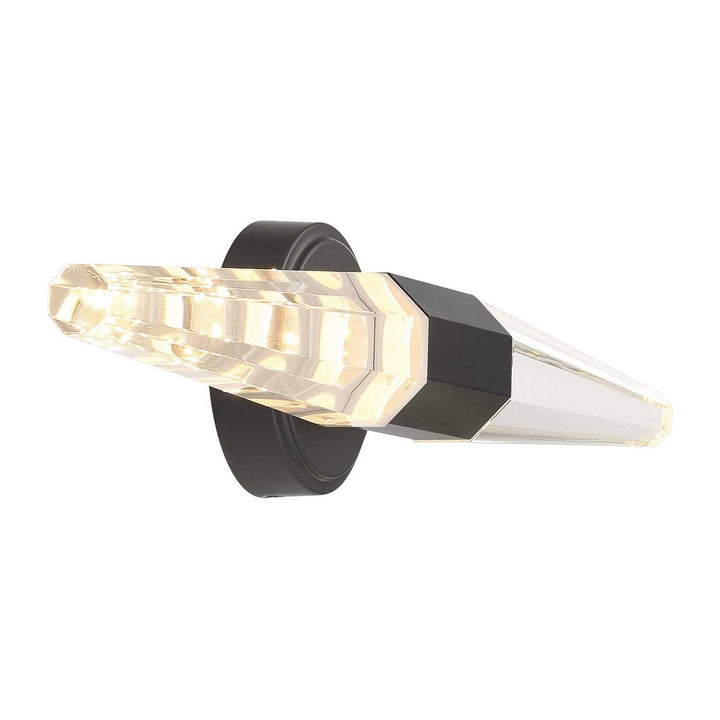 Beaumont LED Bathroom Vanity in Black Lustre Savoy House