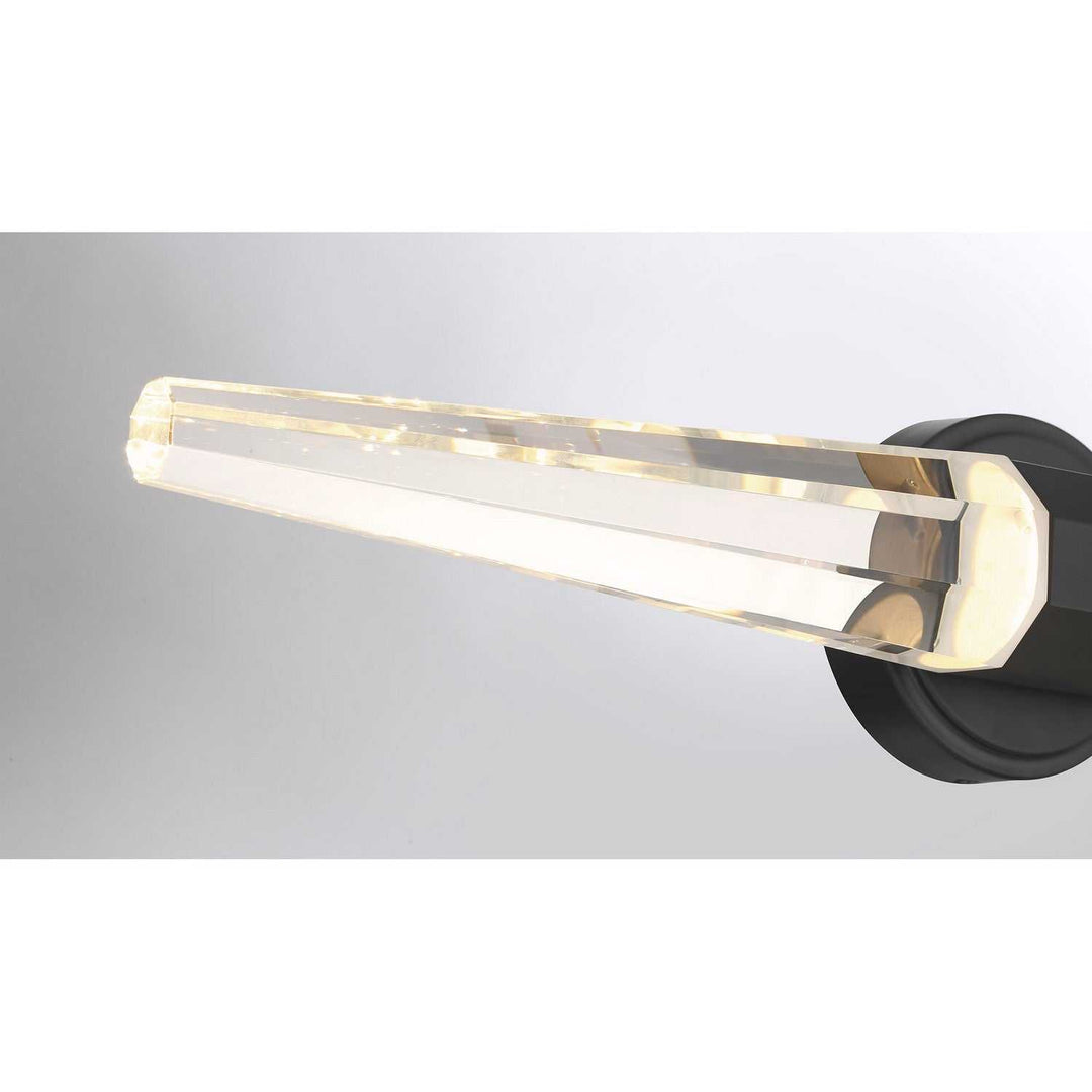 Beaumont LED Bathroom Vanity in Black Lustre Savoy House