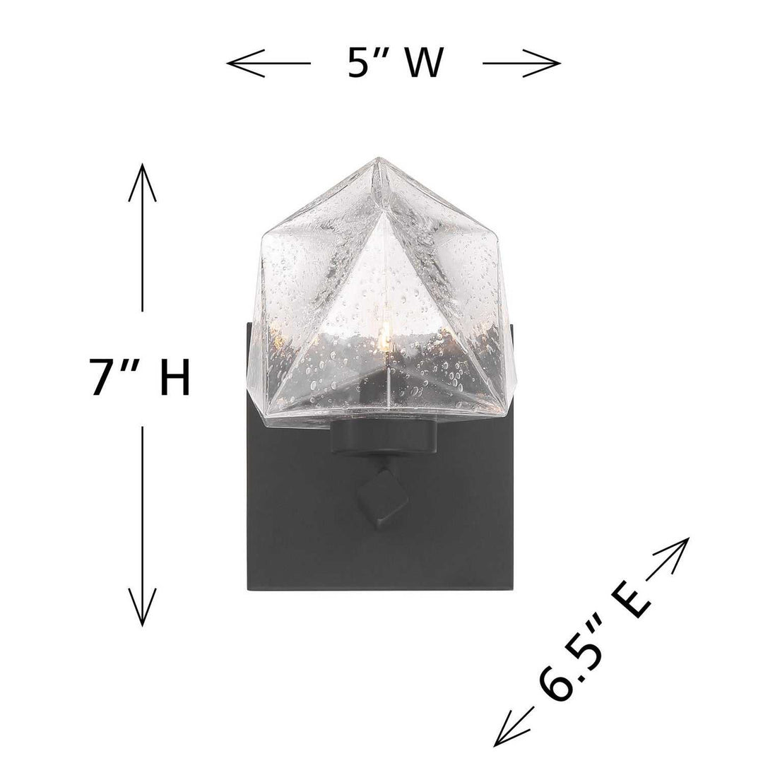 Savoy House - 9-1239-1-BK - LED Wall Sconce - Castello - Matte Black