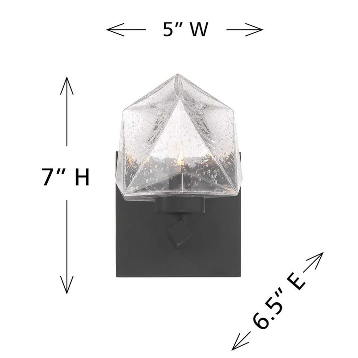 Savoy House - 9-1239-1-BK - LED Wall Sconce - Castello - Matte Black