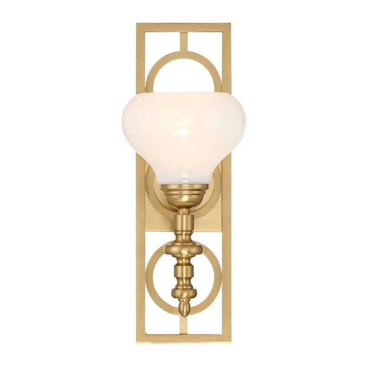 Savoy House - 9-1607-1-322 - One Light Wall Sconce - Allston - Warm Brass