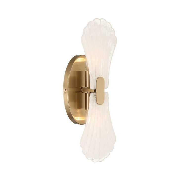 Bancroft Two Light Wall Sconce in Noble Brass Savoy House