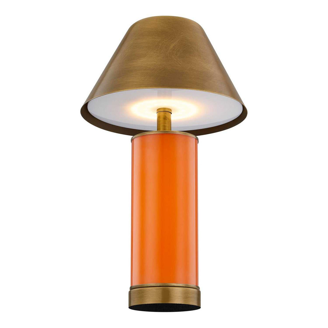 Molly LED Table Lamp in Exuberance Orange Savoy House
