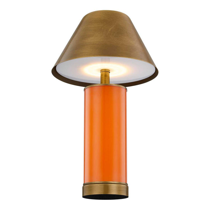 Molly LED Table Lamp in Exuberance Orange Savoy House