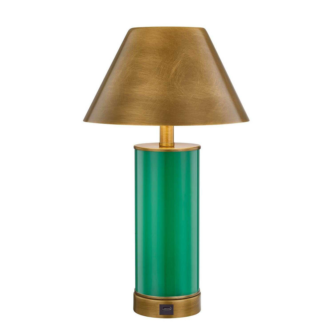 Molly LED Table Lamp in Jolly Green Savoy House