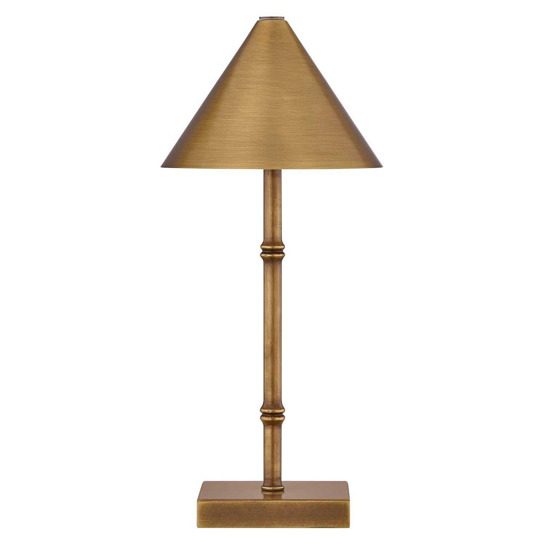 Mae LED Table Lamp in Brass Bamboo Savoy House