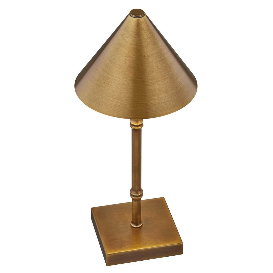 Mae LED Table Lamp in Brass Bamboo Savoy House