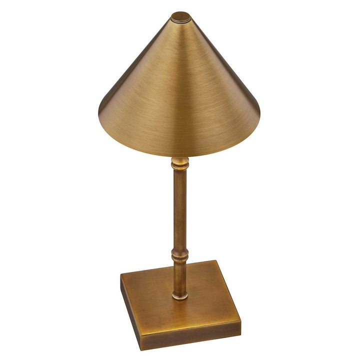 Mae LED Table Lamp in Brass Bamboo Savoy House