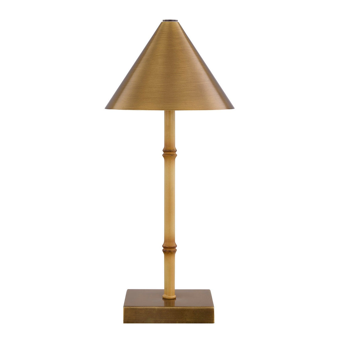 Mae LED Table Lamp in Natural Bamboo Savoy House