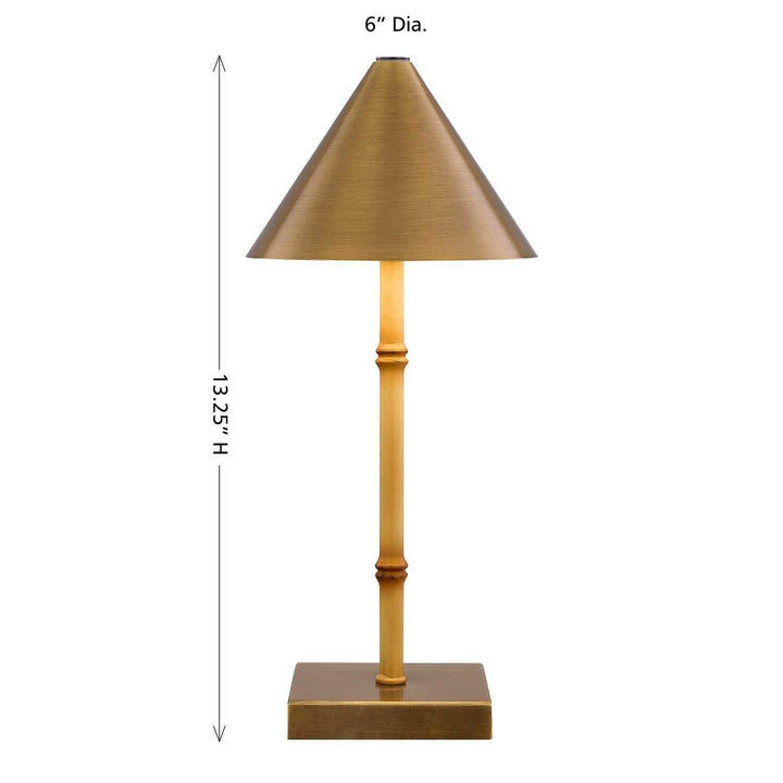Mae LED Table Lamp in Natural Bamboo Savoy House