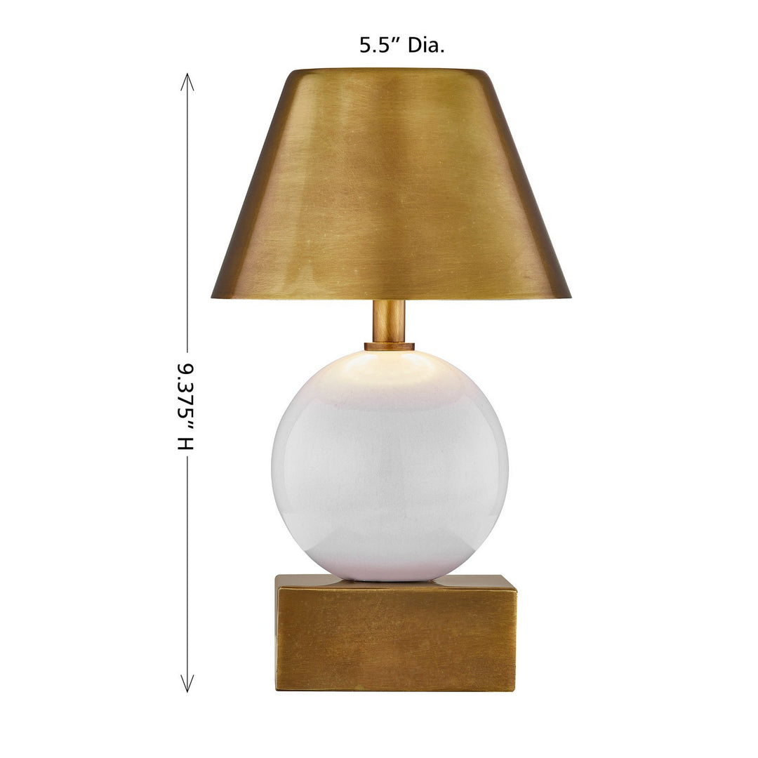 Savoy House - 11-CD06RC-CB - LED Table Lamp - Silas - Ceramic and Brass