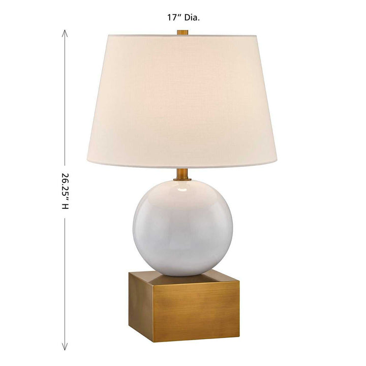 Savoy House - 11-CD18-CB - One Light Table Lamp - Brumfield - Ceramic/Brass