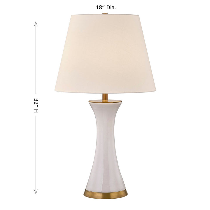 Savoy House - 11-CD19 - One Light Table Lamp - Dana - White