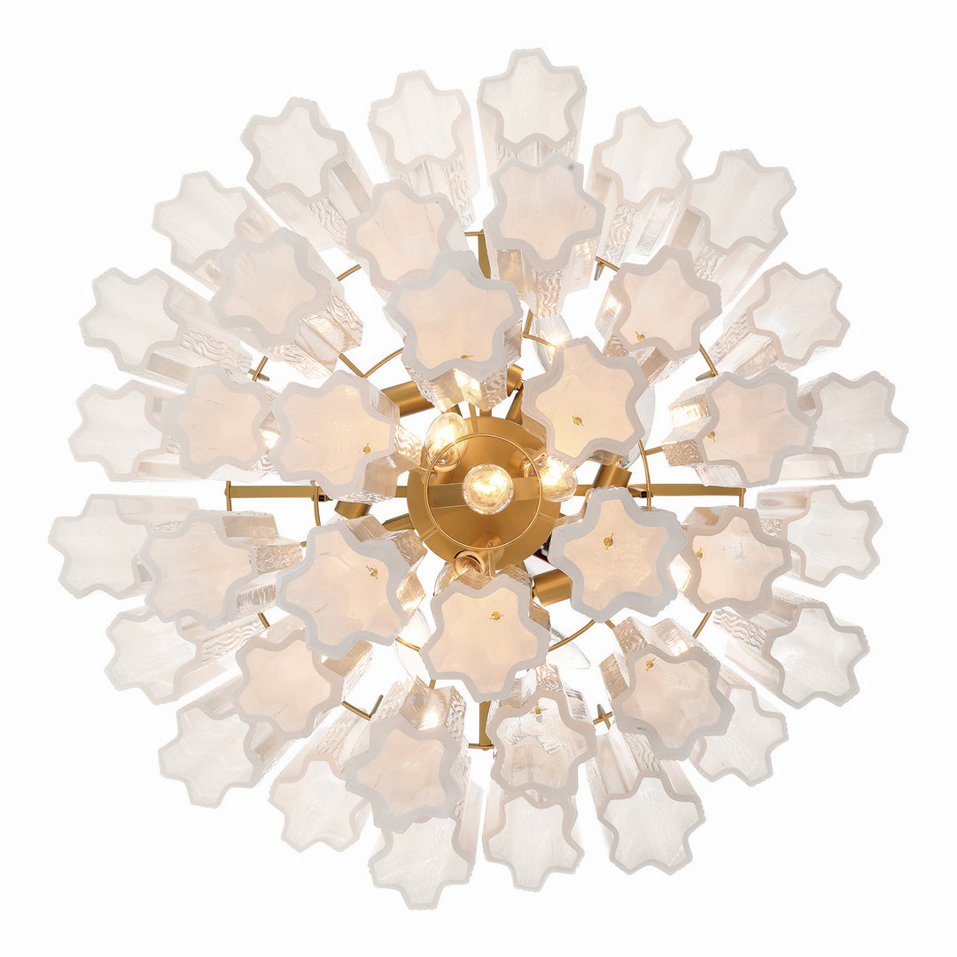 Artcraft Canada - AC12100WH - 11 Light Chandelier - Sophia - Brushed Brass