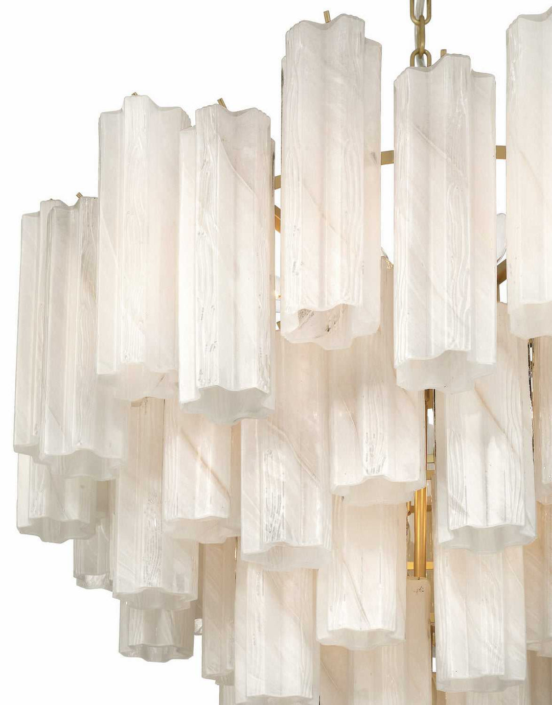 Sophia 16 Light Chandelier in Brushed Brass Artcraft Canada