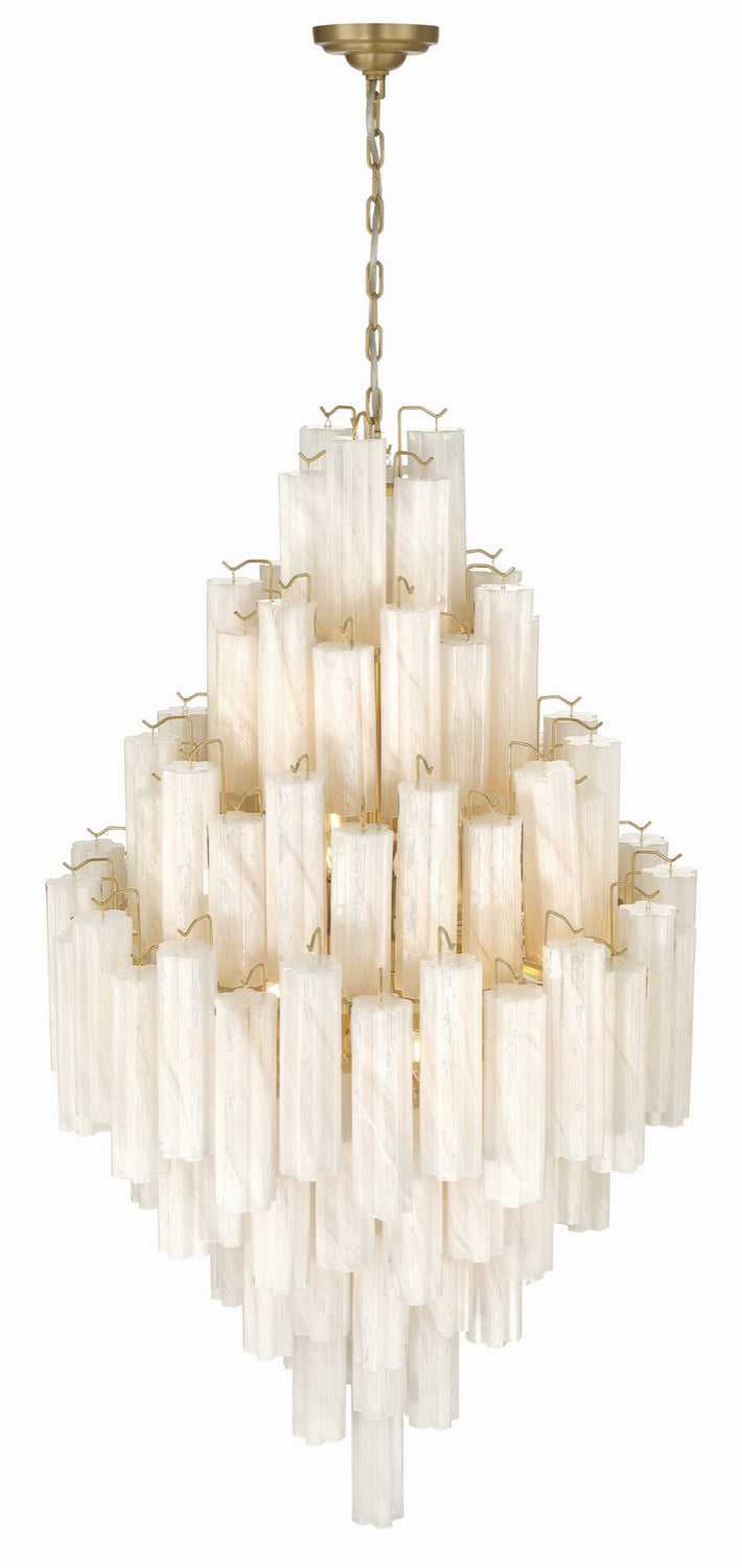 Sophia 29 Light Foyer Pendant in Brushed Brass Artcraft Canada