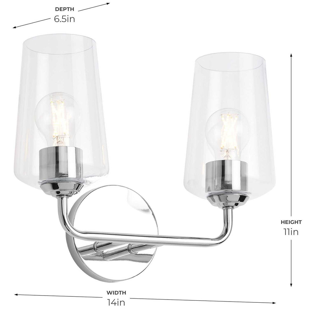 Progress Canada - P300540-015 - Two Light Bath & Vanity - Celino - Polished Chrome