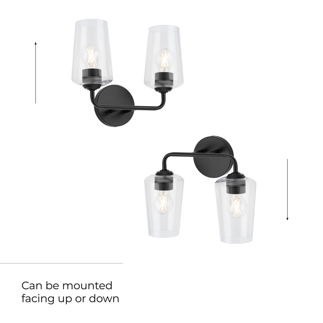 Progress Canada - P300540-031 - Two Light Bath & Vanity - Celino - Black