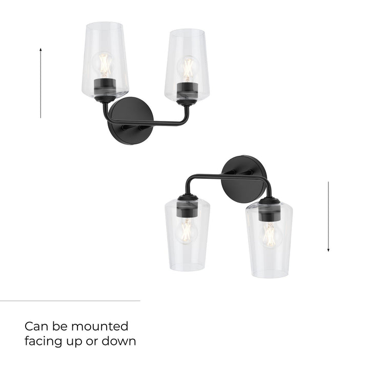 Progress Canada - P300540-031 - Two Light Bath & Vanity - Celino - Black