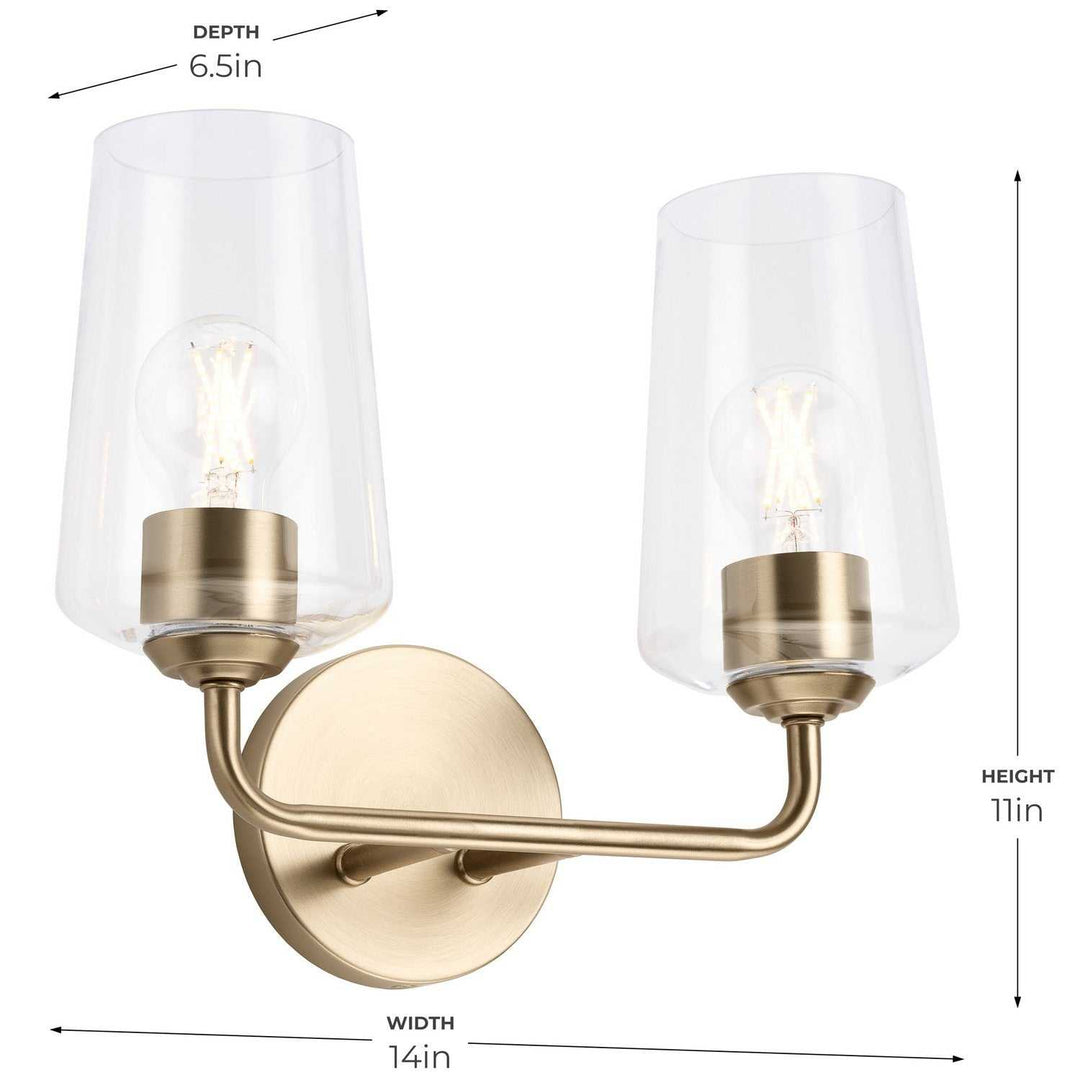 Progress Canada - P300540-177 - Two Light Bath & Vanity - Celino - Champagne Bronze