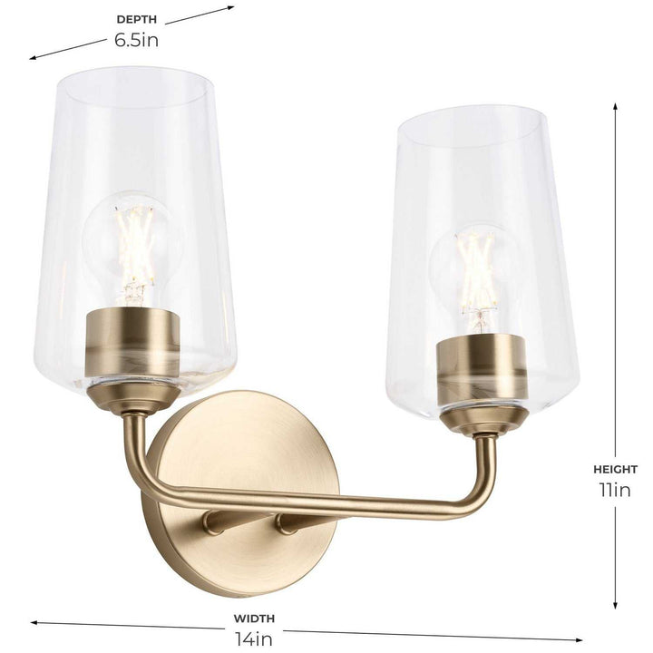 Progress Canada - P300540-177 - Two Light Bath & Vanity - Celino - Champagne Bronze