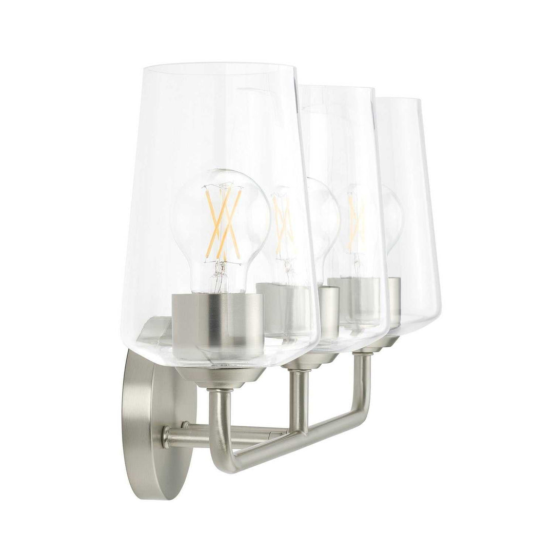 Progress Canada - P300541-009 - Three Light Bath & Vanity - Celino - Brushed Nickel