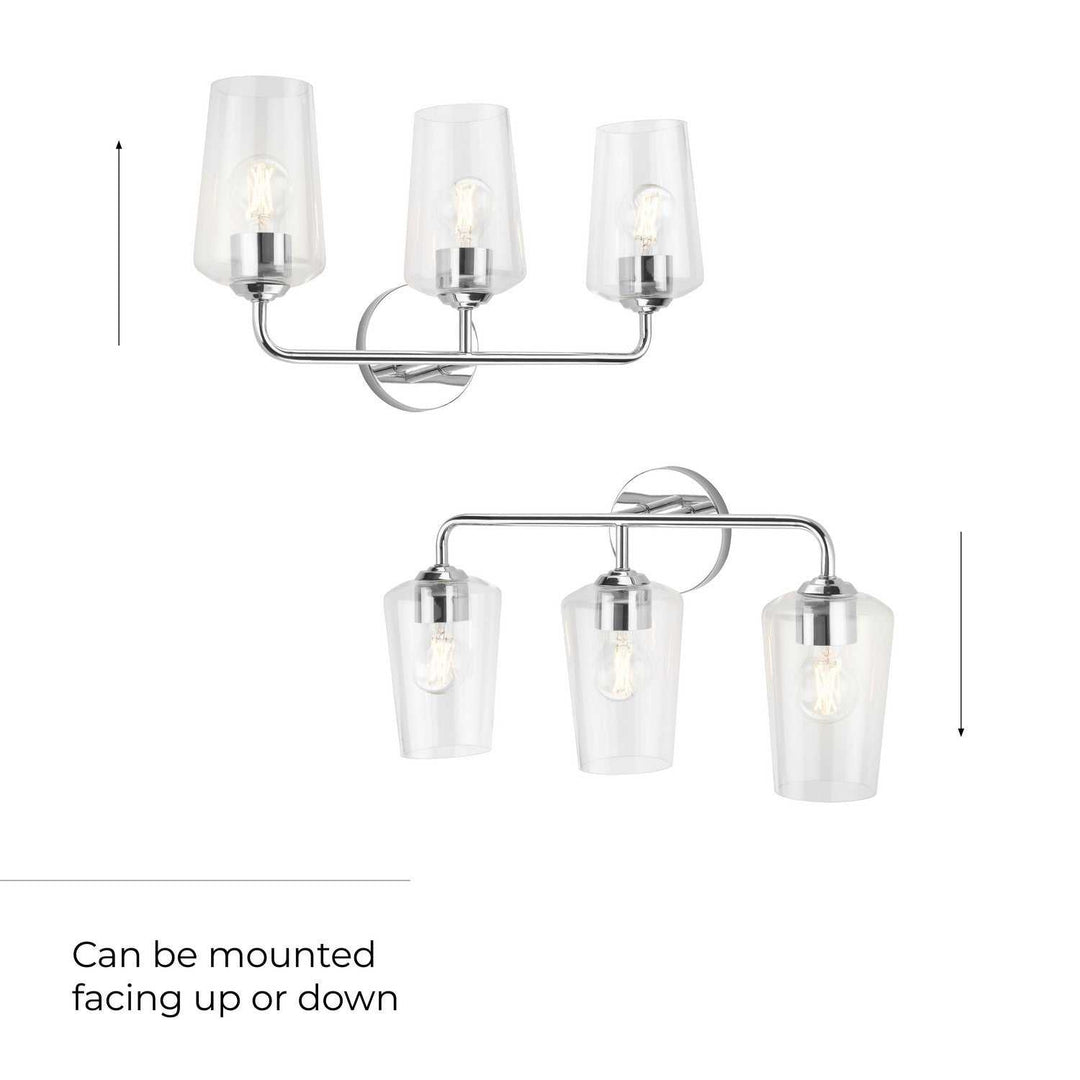 Progress Canada - P300541-015 - Three Light Bath & Vanity - Celino - Polished Chrome