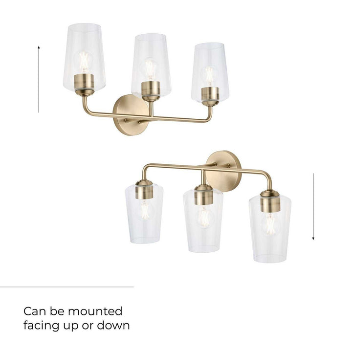 Progress Canada - P300541-177 - Three Light Bath & Vanity - Celino - Champagne Bronze