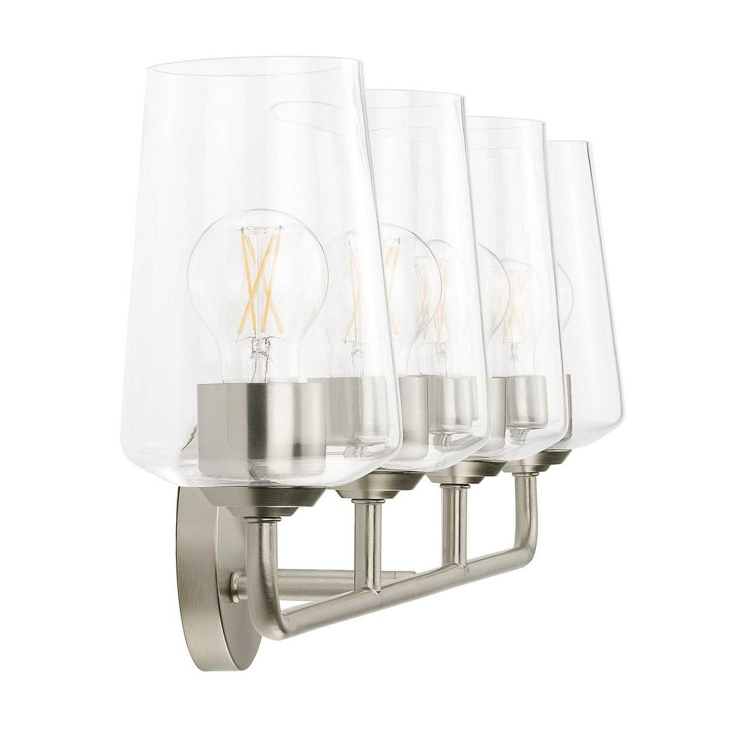 Progress Canada - P300542-009 - Four Light Bath & Vanity - Celino - Brushed Nickel