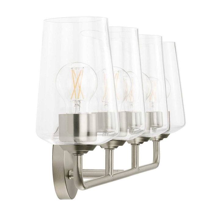 Progress Canada - P300542-009 - Four Light Bath & Vanity - Celino - Brushed Nickel
