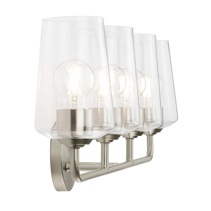 Progress Canada - P300542-009 - Four Light Bath & Vanity - Celino - Brushed Nickel