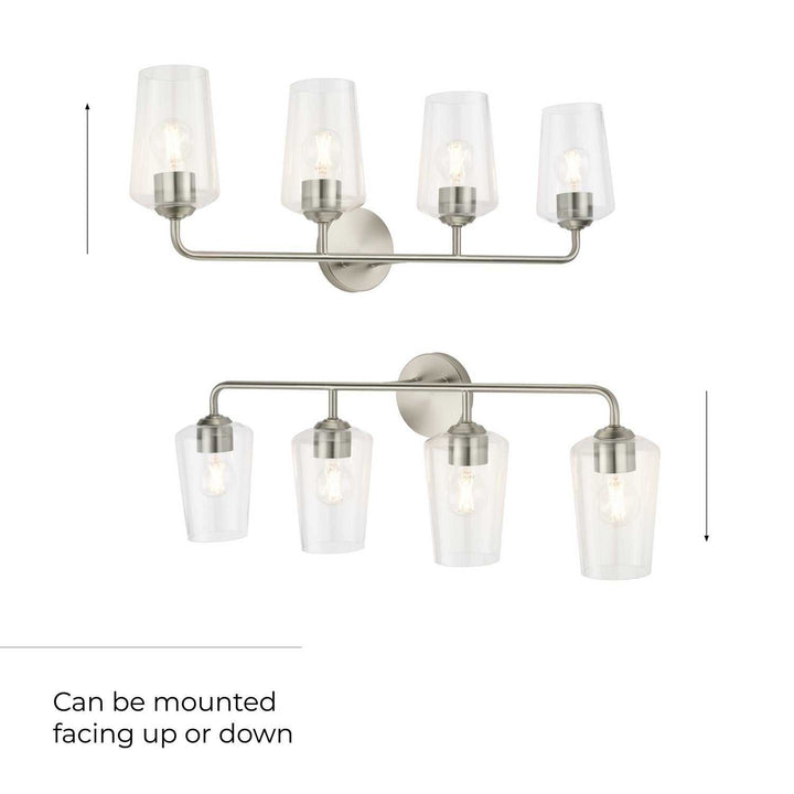 Progress Canada - P300542-009 - Four Light Bath & Vanity - Celino - Brushed Nickel
