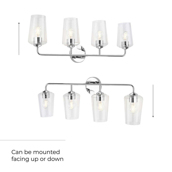 Progress Canada - P300542-015 - Four Light Bath & Vanity - Celino - Polished Chrome