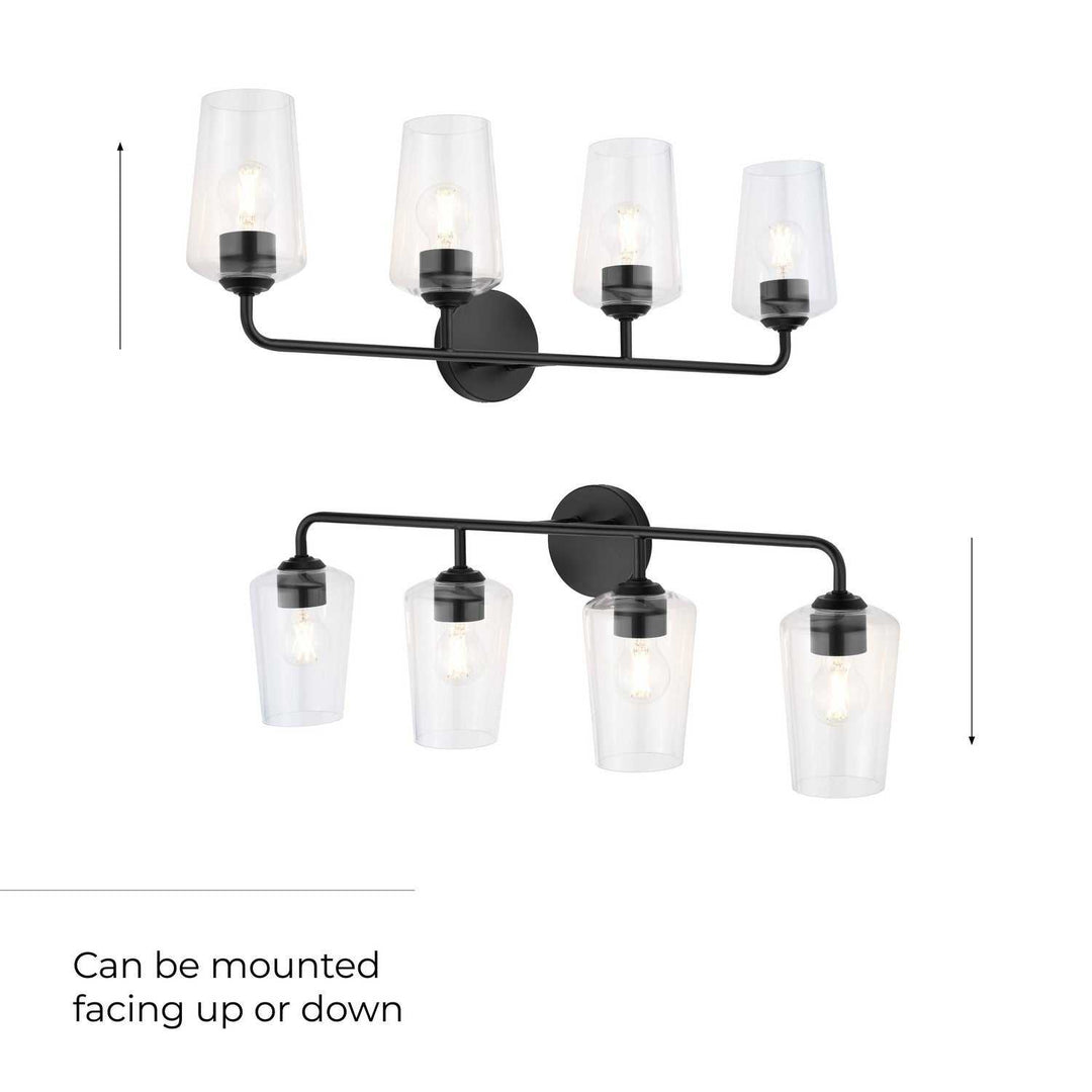 Progress Canada - P300542-031 - Four Light Bath & Vanity - Celino - Black