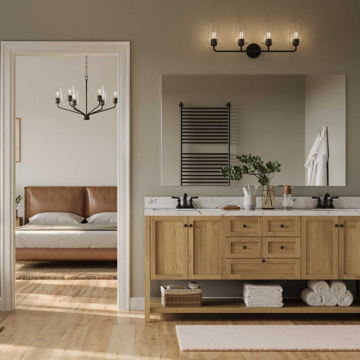 Progress Canada - P300542-031 - Four Light Bath & Vanity - Celino - Black