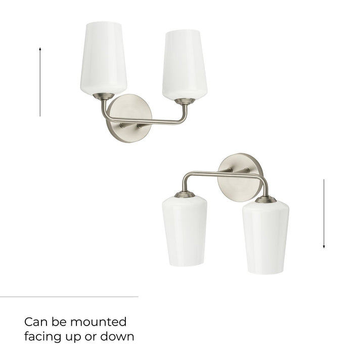 Progress Canada - P300543-009 - Two Light Bath & Vanity - Celino - Brushed Nickel