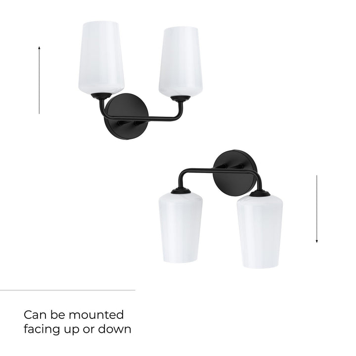 Progress Canada - P300543-031 - Two Light Bath & Vanity - Celino - Black