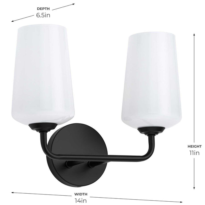 Progress Canada - P300543-031 - Two Light Bath & Vanity - Celino - Black