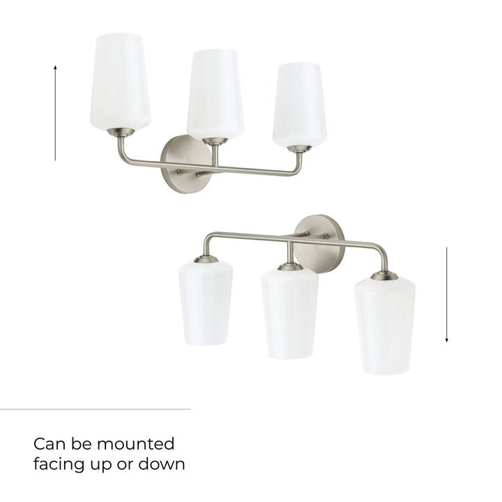 Progress Canada - P300544-009 - Three Light Bath & Vanity - Celino - Brushed Nickel