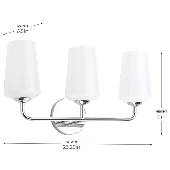 Progress Canada - P300544-015 - Three Light Bath & Vanity - Celino - Polished Chrome