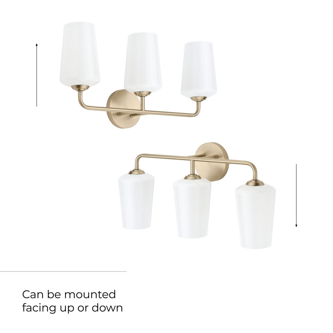 Progress Canada - P300544-177 - Three Light Bath & Vanity - Celino - Champagne Bronze