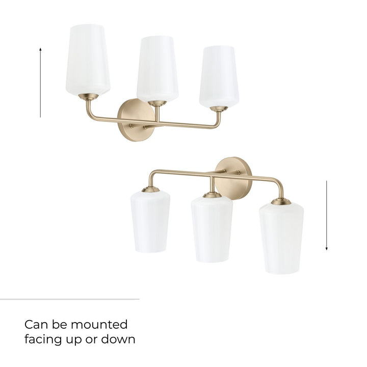 Progress Canada - P300544-177 - Three Light Bath & Vanity - Celino - Champagne Bronze