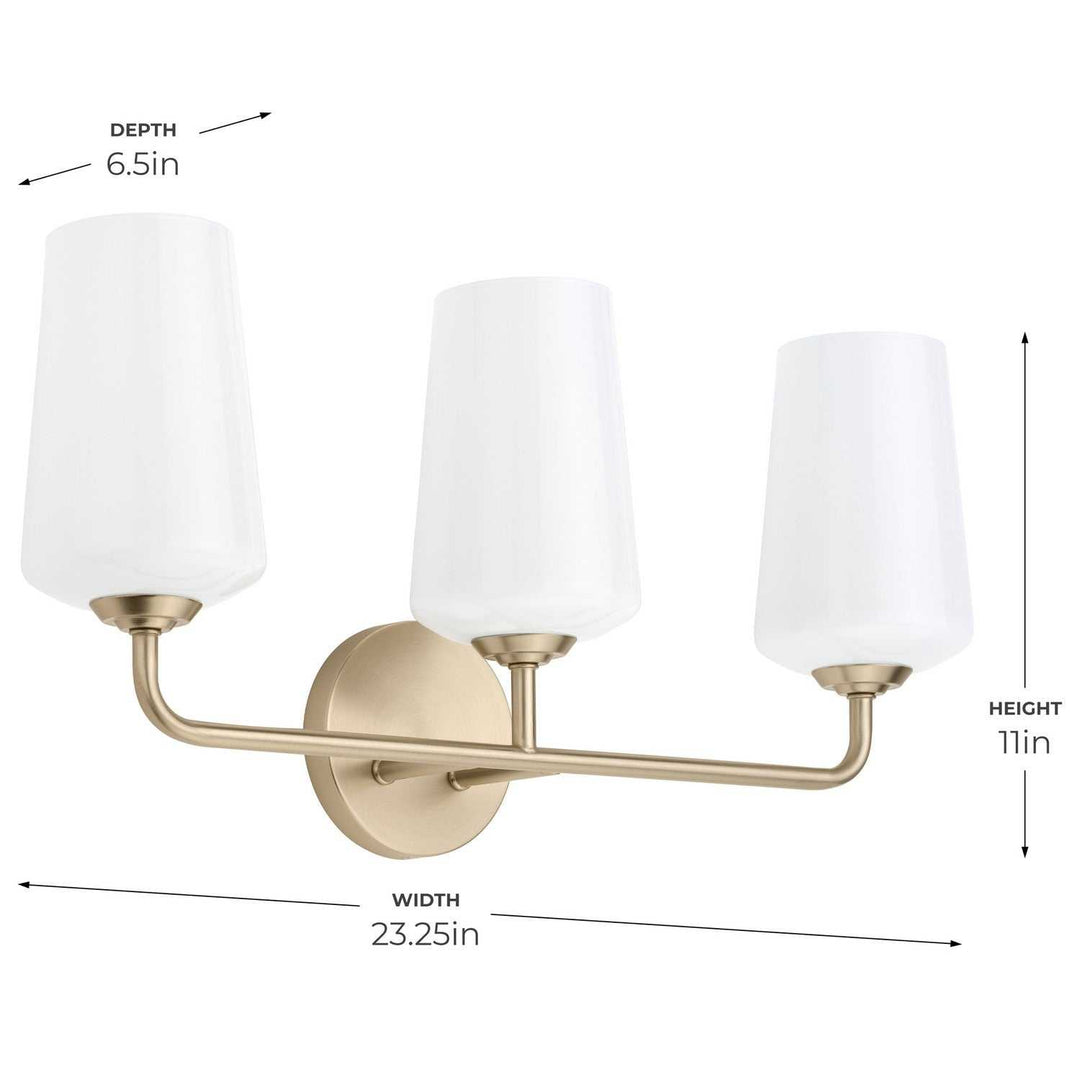 Progress Canada - P300544-177 - Three Light Bath & Vanity - Celino - Champagne Bronze